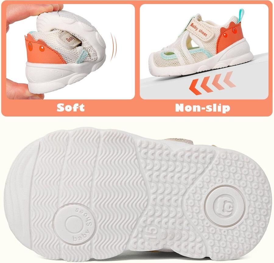 SnelShoppen Babyschoenen Zomer Sandalen voor Eerste Stapjes Ade d Loopschoenen voor Kinderen Antislip Rubber Zolen Mint Groen