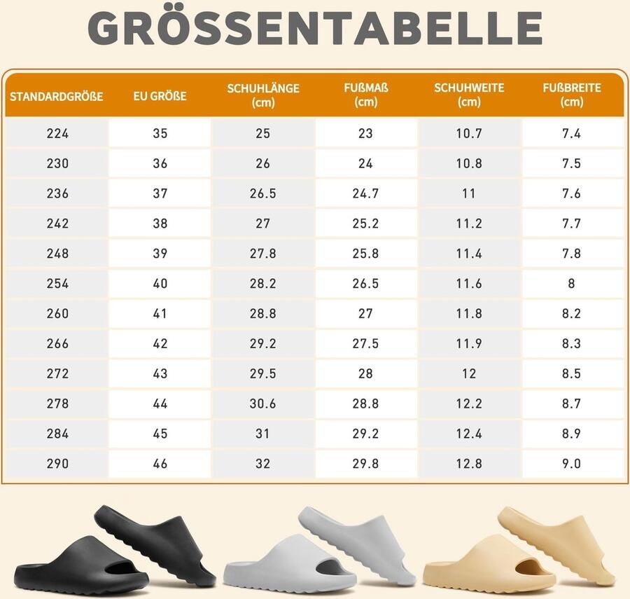 SnelShoppen Badslippers Foam Slides Unisex Comfortabele Pantoffels Grijs 41 EU voor Zomer Strand Badkamer Huiselijk Gebruik
