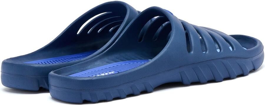 SnelShoppen Badslippers voor Heren Donkerblauwe Lichte Sandalen van 100% EVA Zomer Slippers voor Thuis Strand Camping en Tuin