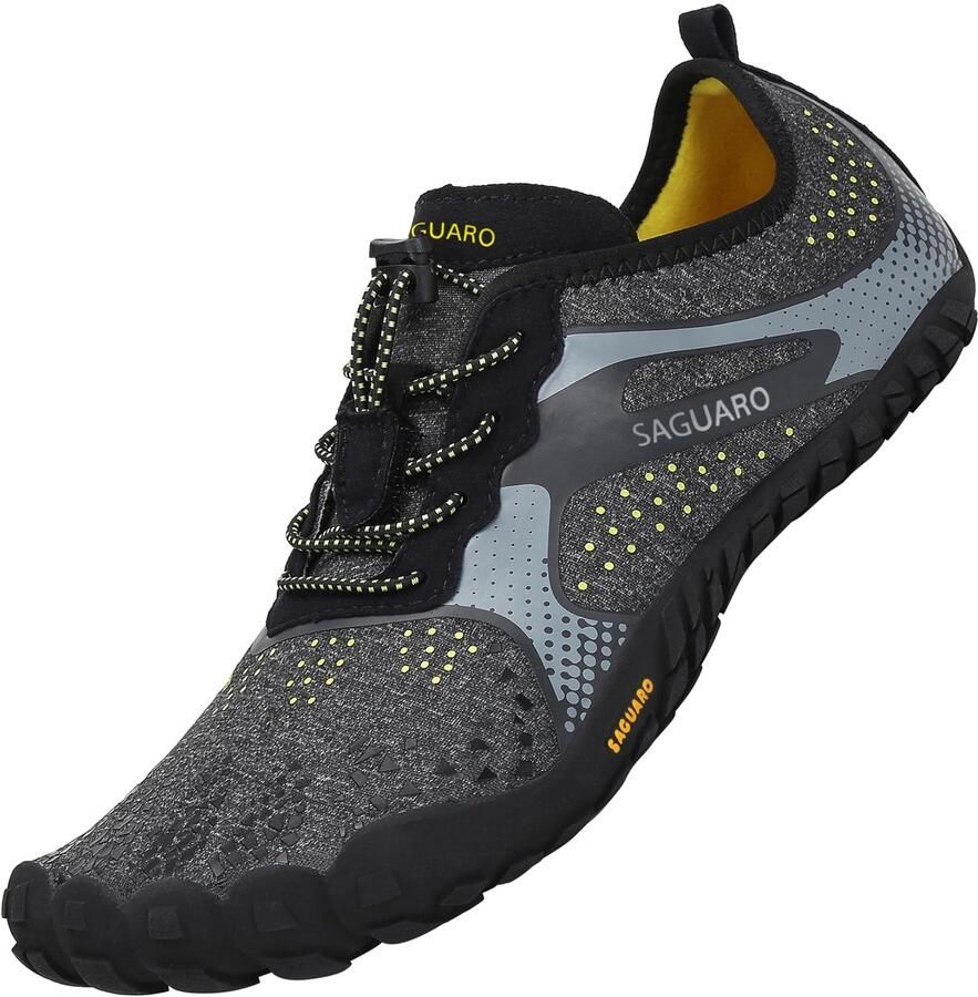 SnelShoppen Barefoot Minimalistische Schoenen voor en Zwarte Loop Ideaal voor Fitness Trekking Hardlopen en Dagelijks Ge