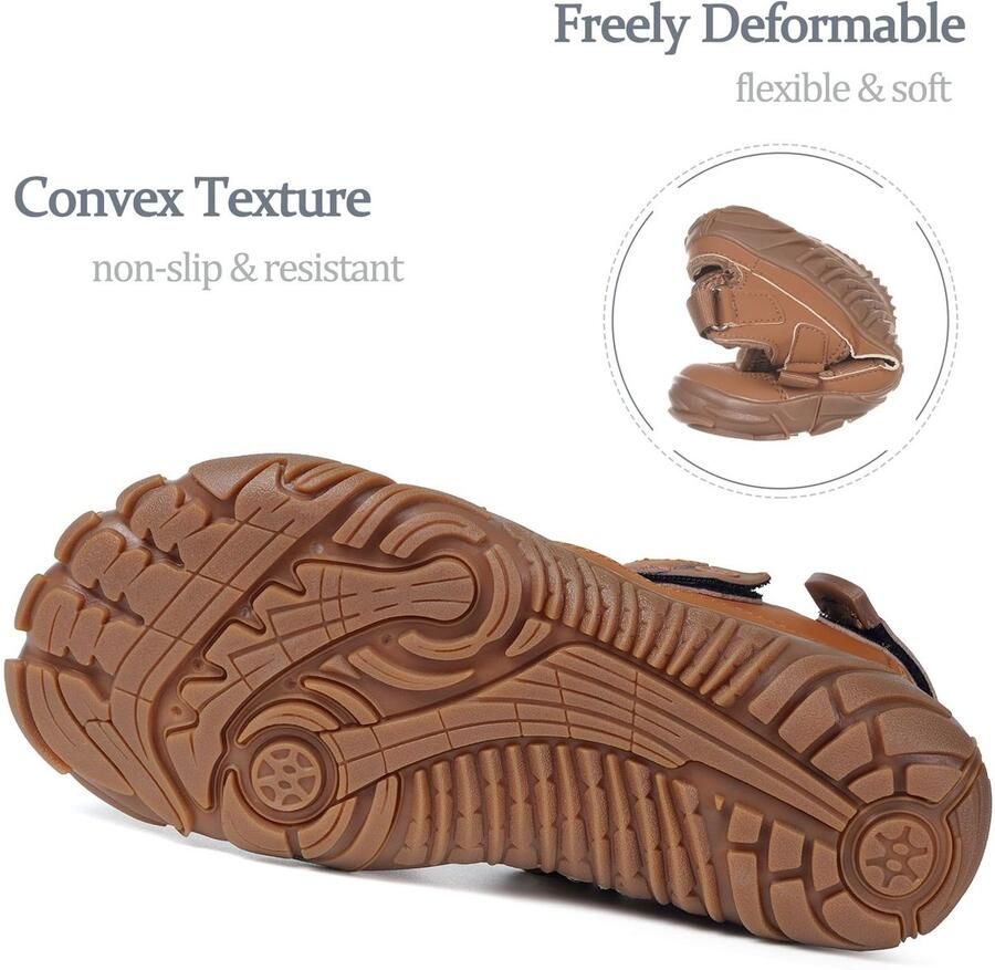 SnelShoppen Barefoot Schoenen Sport Sandalen Aqua Schoenen Verstelbare Strand Sandalen Sneldrogend voor Breed Wandelen en Surf Zomer B