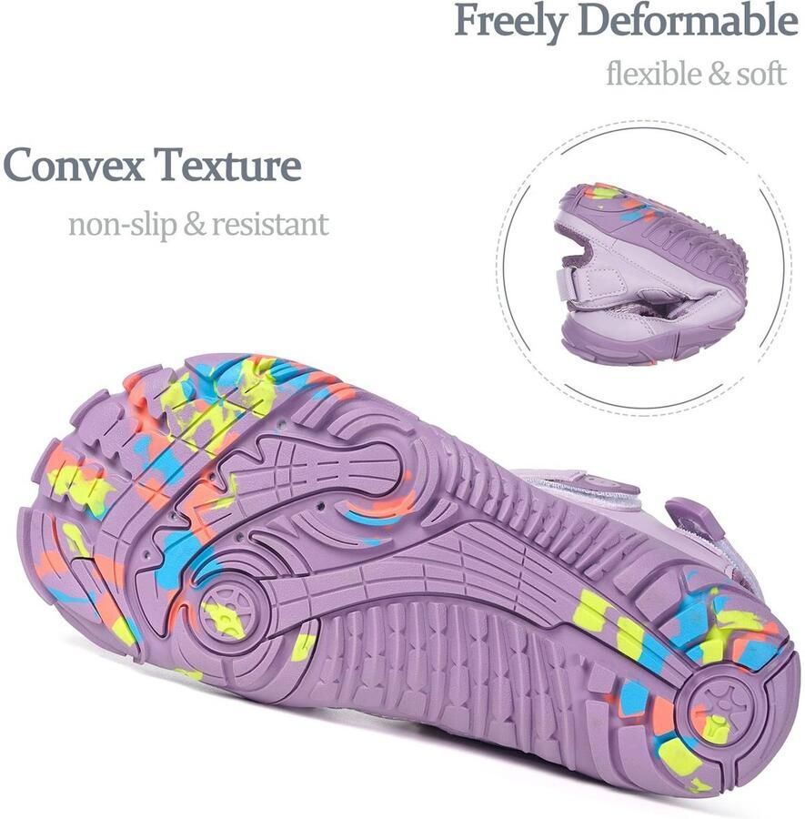 SnelShoppen Barefoot Schoenen Sport Sandalen Aqua Sandalen Verstelbaar Strand Wandelen Snel Drogen Surf Zomer Paars