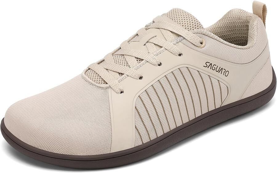 SnelShoppen Barefoot Sneakers voor Heren met Brede Teenruimte Ademende Minimalistische Schoenen voor Dagelijks Gebruik Fitness Wandelen Reizen e
