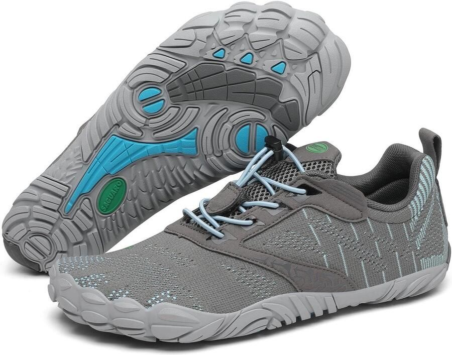 SnelShoppen Barefoot Trailschoenen Heren Minimalistische Waterschoenen Mistgrijs EU Ideaal voor Hiking Sport Outdoor Activiteiten