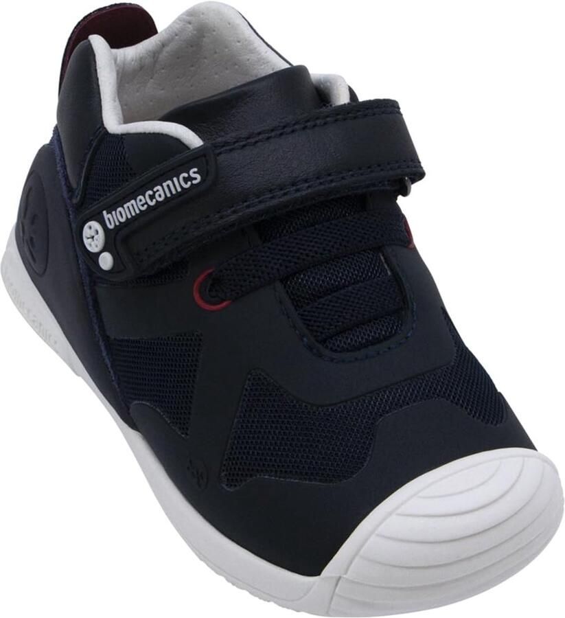 SnelShoppen Lage gymschoenen jongens marine blauw klittenbandsluiting uitneembare binnenzool flexibel dubbelwegsysteem sportieve snea