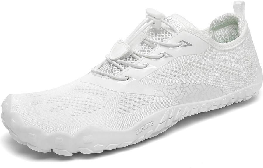 SnelShoppen Blote Voetenschoenen Unisex Outdoor Antislip Fitnessschoenen Sneeuwwit Perfect voor Sport en Vrije Tijd