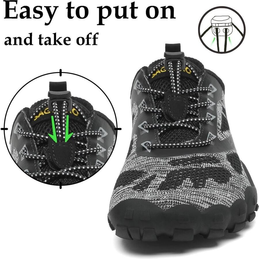 SnelShoppen Blotevoeten Ultralichte Comfortabele Trail Running Schoenen Antislip Barefoot Schoenen met Brede Teen Box voor Training en