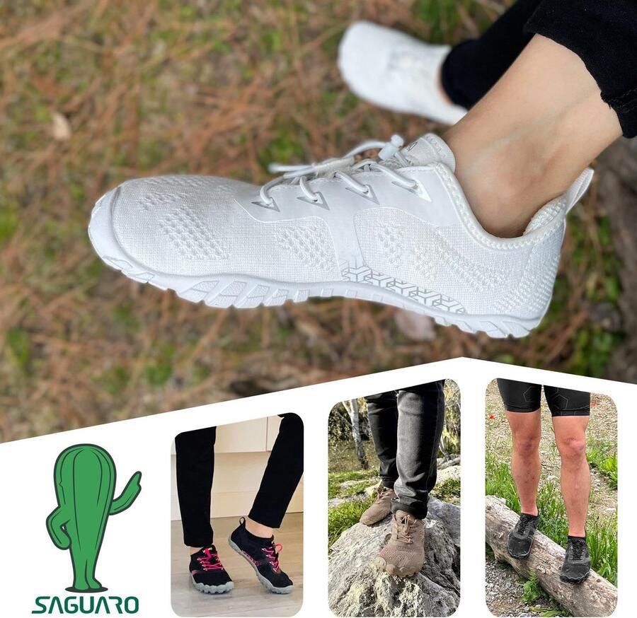 SnelShoppen Blotevoeten Ultralight Comfortabele Trail Hardloopschoenen Non-slip Barefoot Schoenen met Brede Teen Box voor Training Fitne