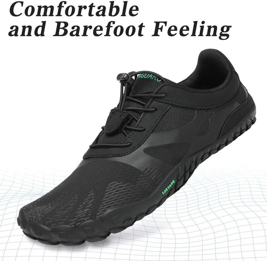SnelShoppen Blotevoetenschoenen Trailrunning Schoenen Lichtgewicht Antislip Barefoot Minimalistische Fitness Wandel Trekking Hiking Olie