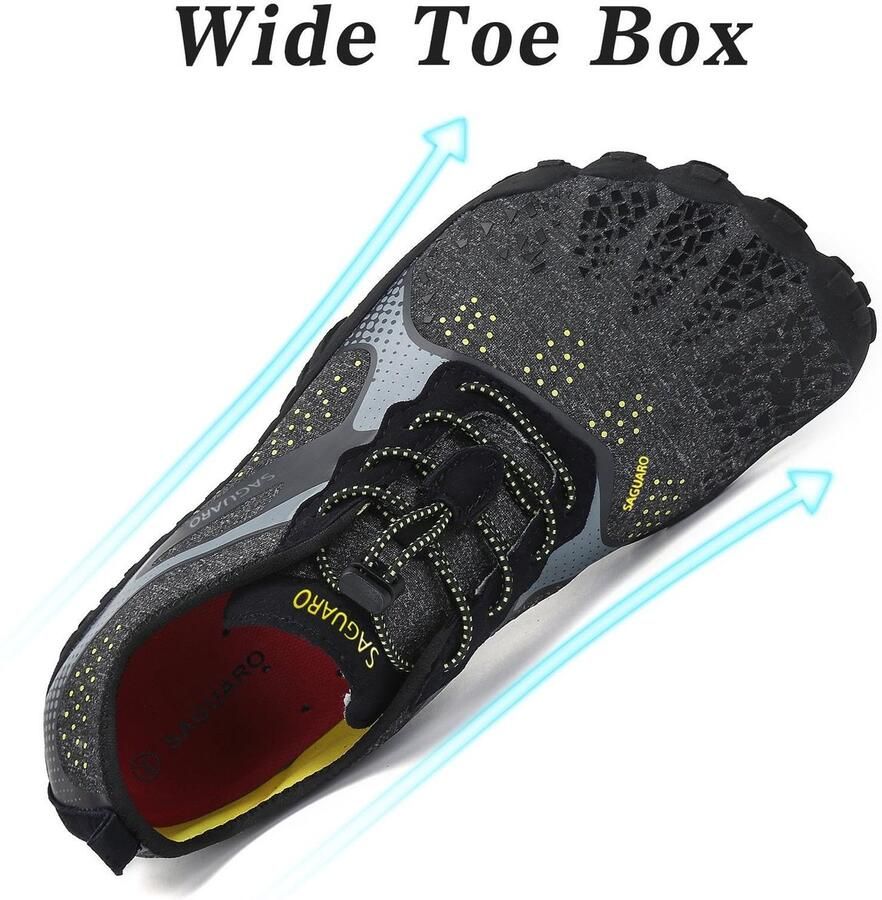 SnelShoppen Blotevoetenschoenen Trailrunning Schoenen Lichtgewicht Antislip Barefoot Minimalistische Schoenen voor Fitness Wandelen Trek