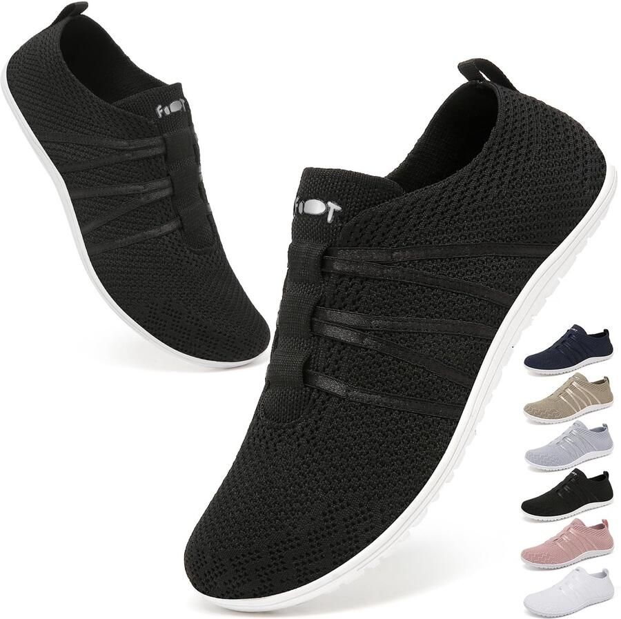 SnelShoppen Blotevoetenschoenen Zomer Minimalistische Sportschoenen Barefoot Schoenen Slip On Sneakers Ade d Comfortabele Mesh Casual