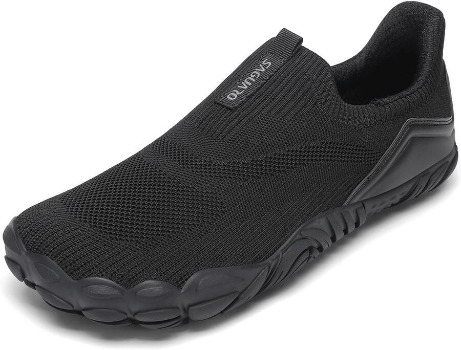 SnelShoppen Blotevoetenschoenen voor Uniseks Minimalistische Slip-On Barefoot Sneakers voor Dagelijks Gebruik Training en Wandelen Zw