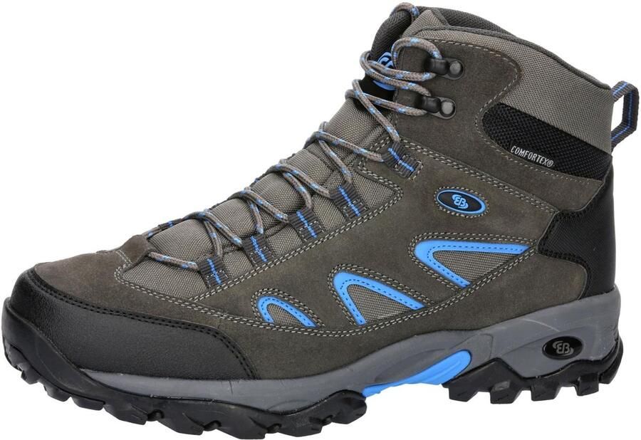 SnelShoppen Brütting Nevada Trekkingslaarzen Heren Grijs Blauw EU Robuuste Wandelschoenen voor Outdoor Hiking Trekking en Avonturen