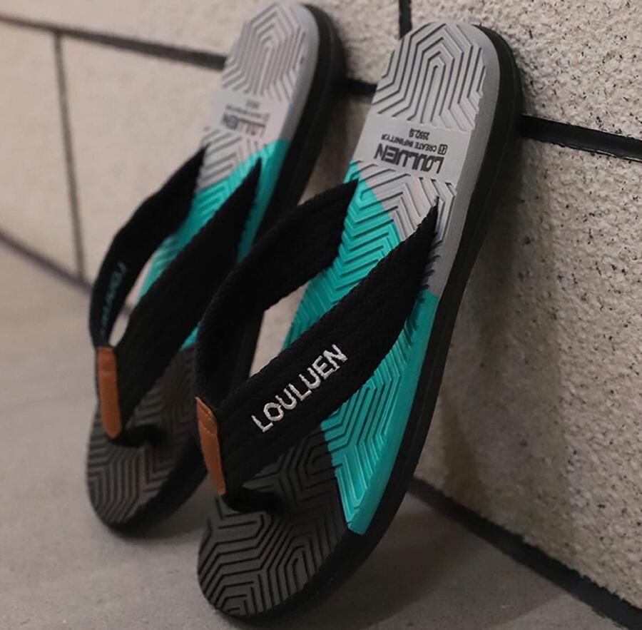 SnelShoppen CELANDA Flip-On Teenslippers Heren Badslippers Strandschoenen Doucheslippers Vrije Tijd EU Zwart Perfect voor Feest Camp