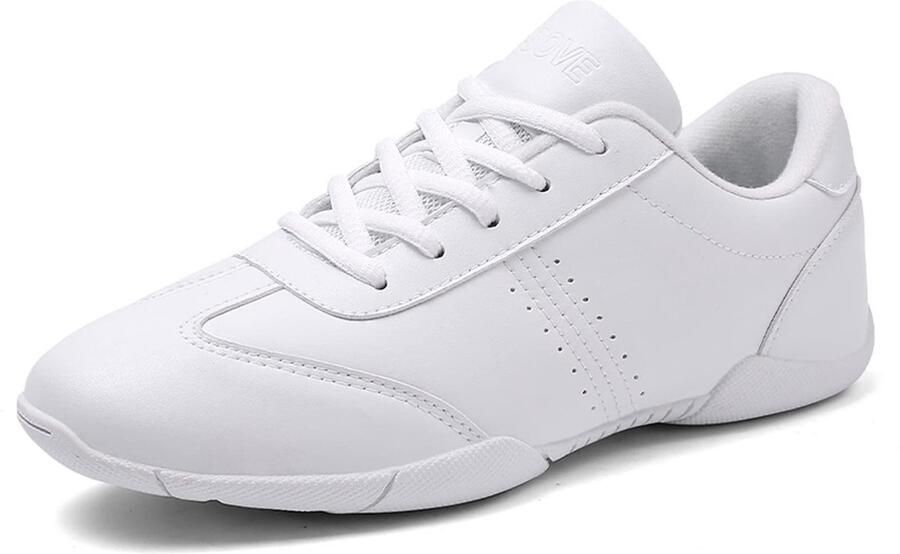 SnelShoppen Cheerleading-schoenen Dames Ademend Lichtgewicht Dansschoenen Wit EU Trainings- en Fitnessschoenen voor Gymnastiek en Yoga