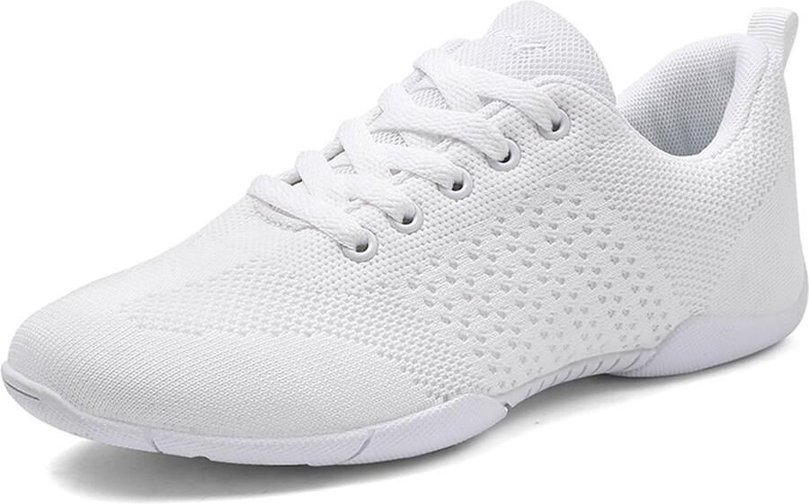 SnelShoppen Cheerleading Schoenen Dames Wit Trainingsschoenen Cheerschoenen Fitness Gymnastiek Yoga Dansschoenen