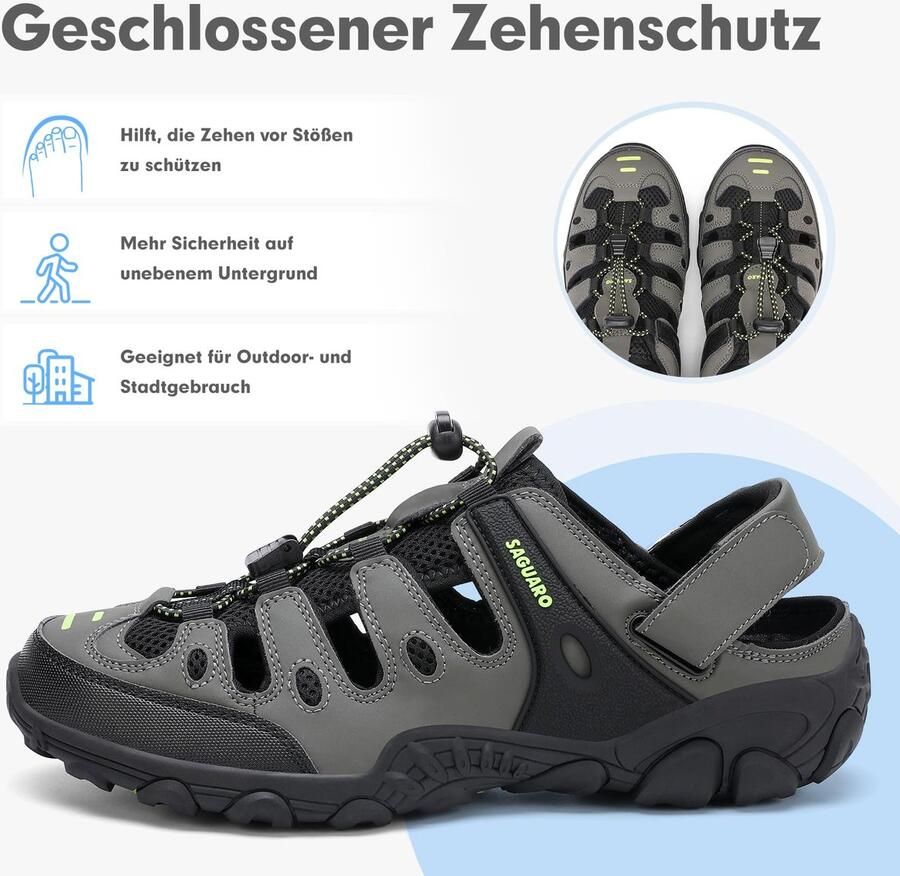 SnelShoppen & Zomer Sandalen 36-46 EU Groen Comfortabel en Ade d Ideaal voor Vakantie Strand Tuin en Wandelen