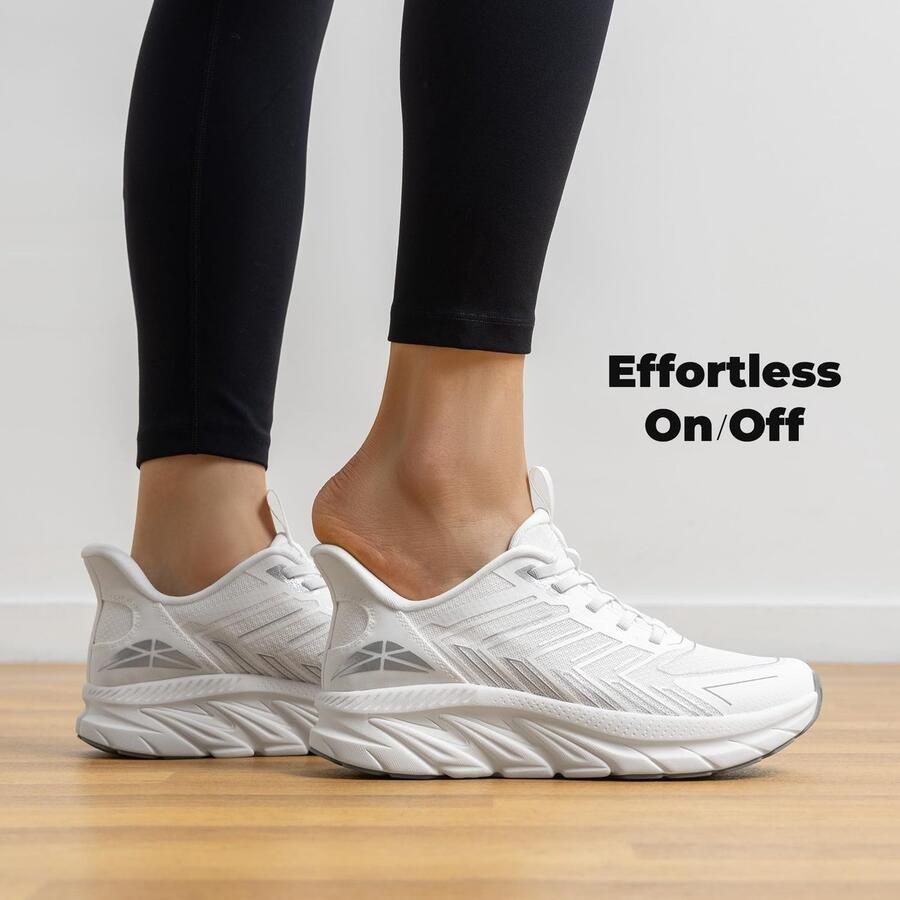 SnelShoppen Comfortabele instappers dames ademend antislip sport sneakers hardlopen tennis fitness workout modieuze cross-training schoenen