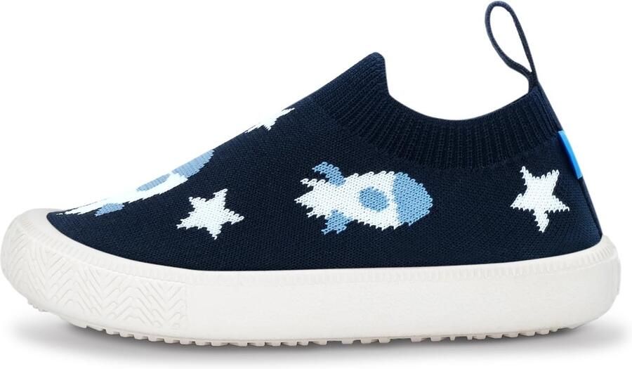 SnelShoppen Comfortabele jongens grafische brei-slofjes indoor sneakers voor de zomer EU Raket design ideaal voor kinderen speelse look