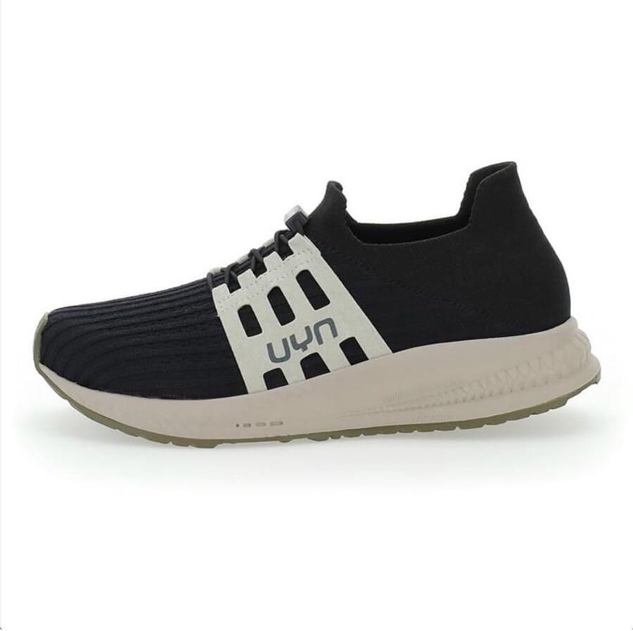 SnelShoppen Comfortabele Washed Vibram Sneakers voor heren zwart EU ademend bovenmateriaal perfecte sportschoenen voor outdoor-avonturen