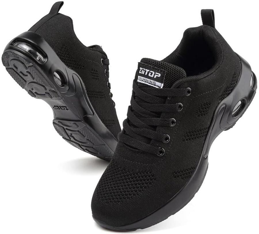 SnelShoppen Damen Sneakers Sportschoenen Air Cushion Sneaker Zomer Ademende Joggingschoenen Orthopedische Schoenen Antislip Lichte Wandelschoenen Bi