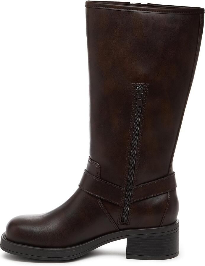 SnelShoppen Dames Biker Boots Bruin 36 EU Stijlvolle En Comfortabele Laarzen Voor Elke Gelegenheid Perfect Voor Feest Uitgaan Of Dagelijks Geb