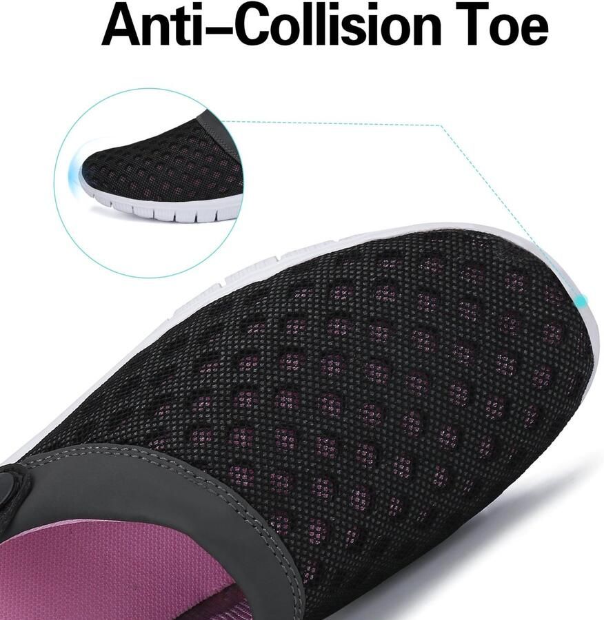 SnelShoppen Clogs Zomer Pantoffels Klompen Slip on Roze Sandalen 37 EU Ideaal voor Strand Tuin Vakantie en Thuis