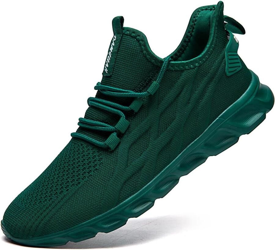 SnelShoppen Dames gymschoenen Licht ademend Donkergroen Sportschoenen sneakers Stijlvolle outdoor fitness- en tennisschoenen