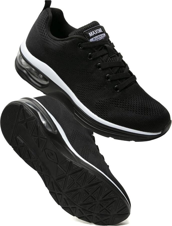 SnelShoppen Hardloopschoenen Dames Gym- en Sportschoenen Antislip Sneakers met Luchtkussen Schokdempend Ademend Lichtgewicht en Orthopedisch vo