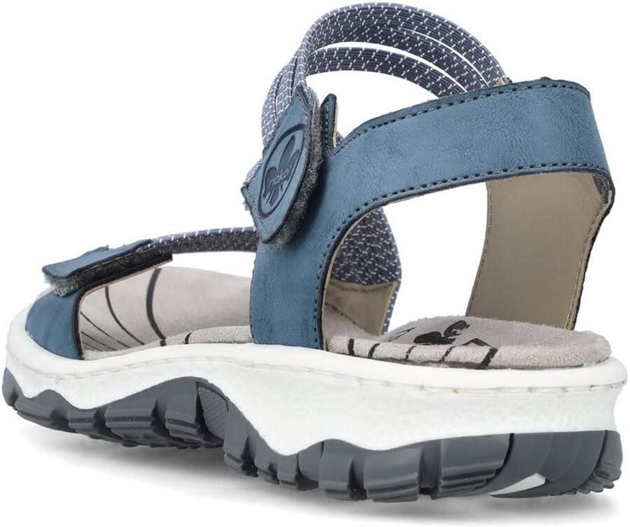 SnelShoppen Dames Klassieke Sandalen 68871 Comfortabele Freizeitschoenen Open Strandschoenen Blauw 5 UK voor Zomer en Vrije Tijd