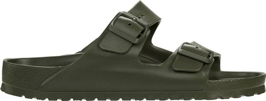 SnelShoppen Dames Sandalen EVA met Dubbele Band in Khaki Comfortabele BIKENSTOCK Stijl voor Tuin Strand en Vrije Tijd