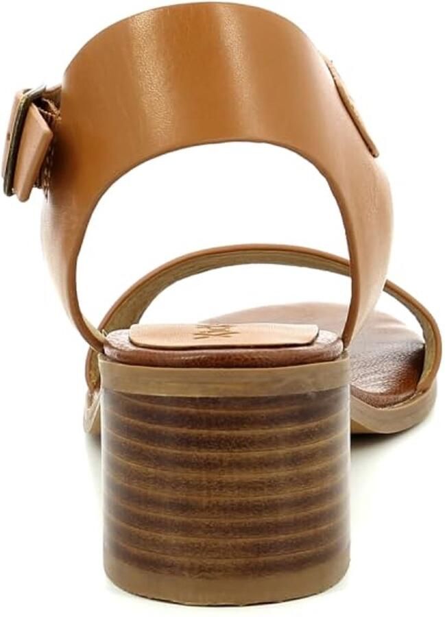 SnelShoppen Dames Sandalen Met Hakken Camel Open Schoenen Voor Feest Casual Zomer Comfortabel Leer Trendy Design