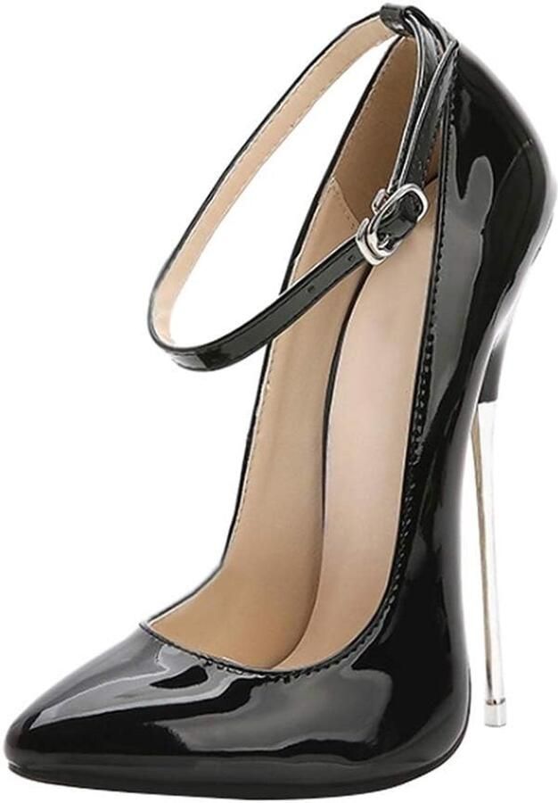 SnelShoppen Dames Schoenen Pumps Elegante Stiletto Hoge Hakken Spitse Neus Sexy Feestmode Nette Schoenen voor Speciale Gelegenheden