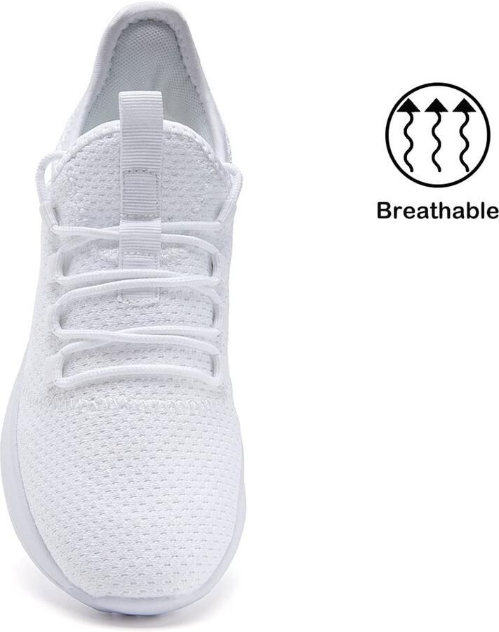 SnelShoppen Dames Schoenen Trainers Running Wandelen Slip op Gym Trainer Comfortabele Fitness Jogging Sport Outdoor Sneakers Mesh Casual Lichtgewich