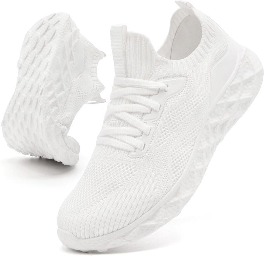 SnelShoppen Dames Slip-On Sneakers Lichtgewicht Comfortabele Loopschoenen Sport- en Gym Sneakers Tennisschoenen Fitnessschoenen Indoor Schoenen
