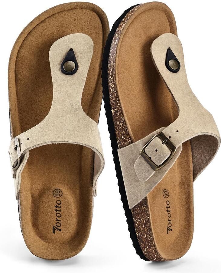 SnelShoppen Dames Slippers Teenslippers Orthopedische Comfortabel Leren Stof Elegants Flip Flops Vrouwen Yoga Mat Tanga Sandalen voor Plantaire Fasc