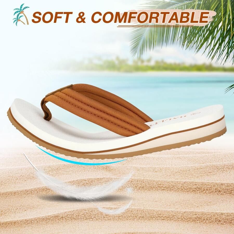 SnelShoppen Dames Slippers Zomer Comfortabele Gele Strand- en Zwembadschoenen Lichtgewicht Ondersteuning Voetboog Plat Gevoerd