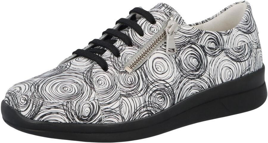 SnelShoppen Dames Sneakers Witte Mini-Cirkels Comfortabele Lichte Sneakers EU Perfect voor Casual Dagelijks Gebruik Stadswandeling e