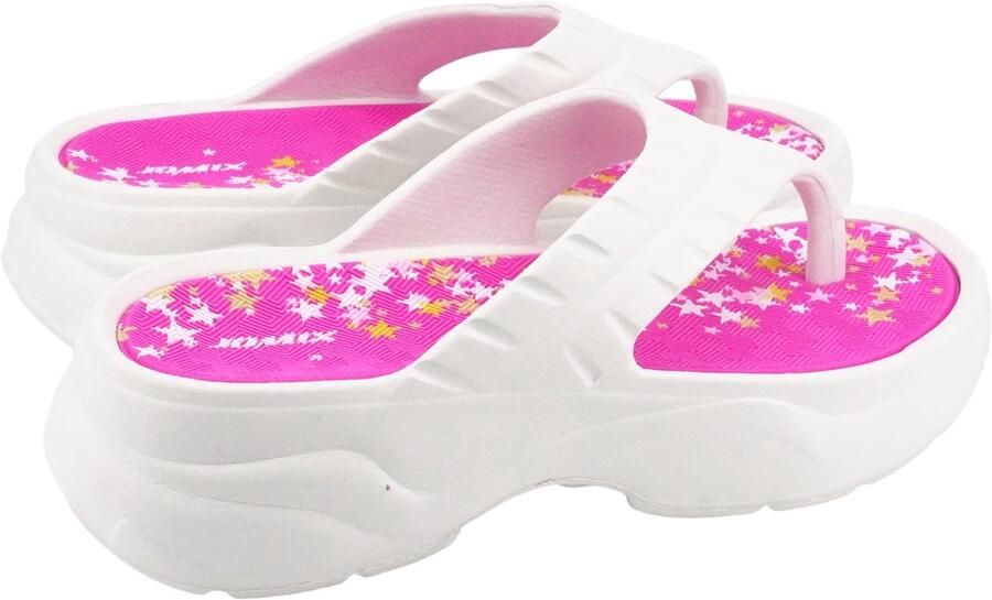SnelShoppen Dames Teenslippers EVA-materiaal Comfortabel en Veelzijdig Wit EU Perfect voor Strand Dagelijks Gebruik en Vakantie