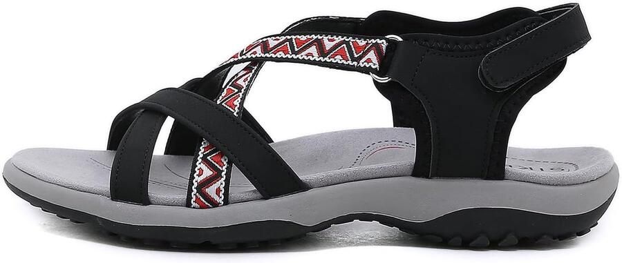 SnelShoppen Dames Trekking Sandalen Slingback Sport Sandaal Open Teen Wandelen Outdoor Strand Schoenen