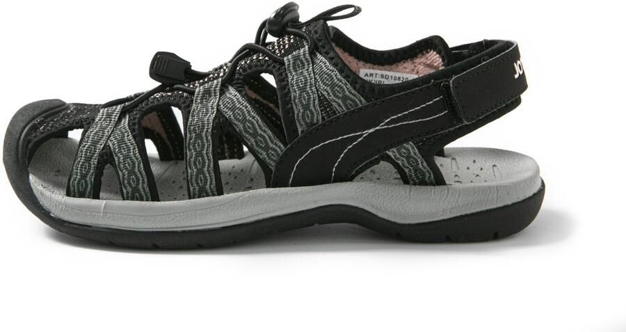 SnelShoppen Dames Trekking-sandalen Sportief Waterdicht Antislip Ademend Met Trekkoord Zwart EU Voor Wandelen en Zomer