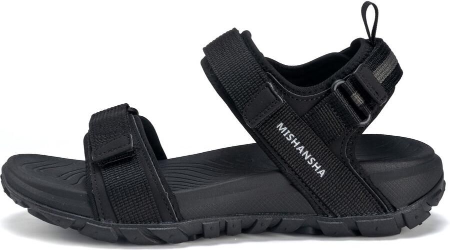 SnelShoppen Dames trekkingsandalen met open teen EU Zwart Comfortabele en ademende outdoor sandalen voor wandelen vakantie camping e