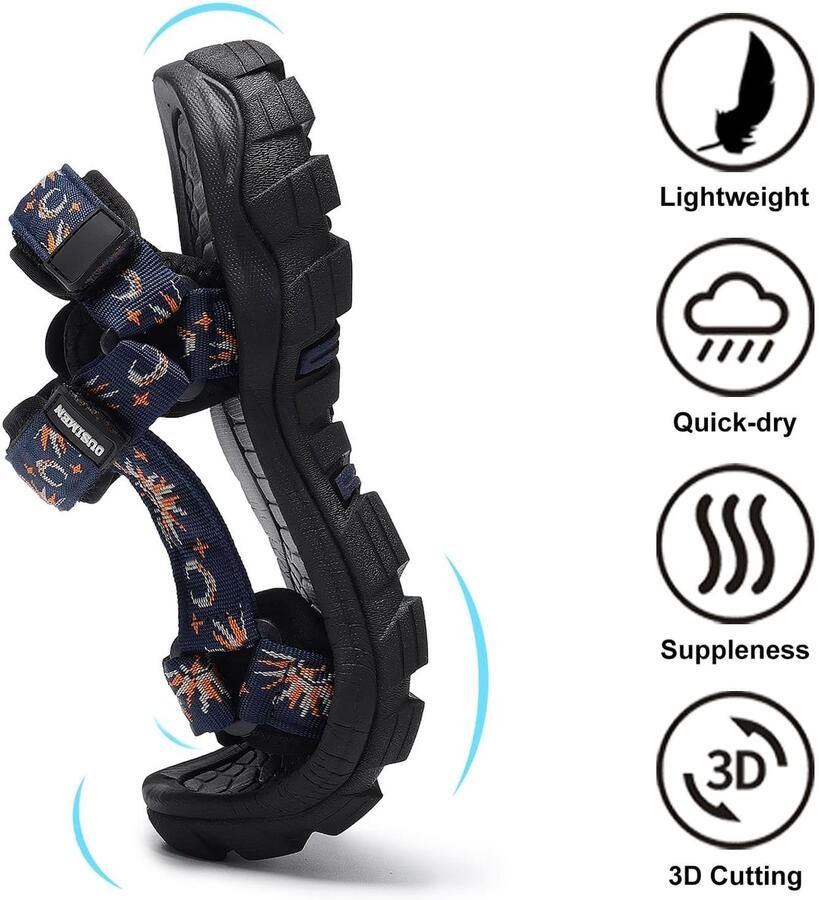 SnelShoppen Dames Wandelsandalen Comfortabele en Lichtgewicht Buitensport Sandalen Strandschoenen EU Perfect voor Wandelen Camping en Va
