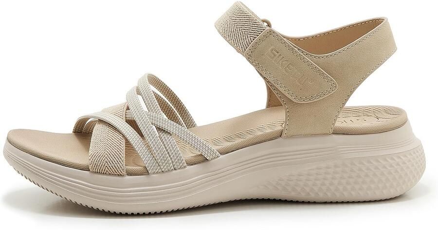SnelShoppen Damessandalen Zomer Zachte Lichtgewicht Sandalen Strand 41 EU Comfortabele Ademend Casual Perfect voor Vakantie Tuin en Dagelij