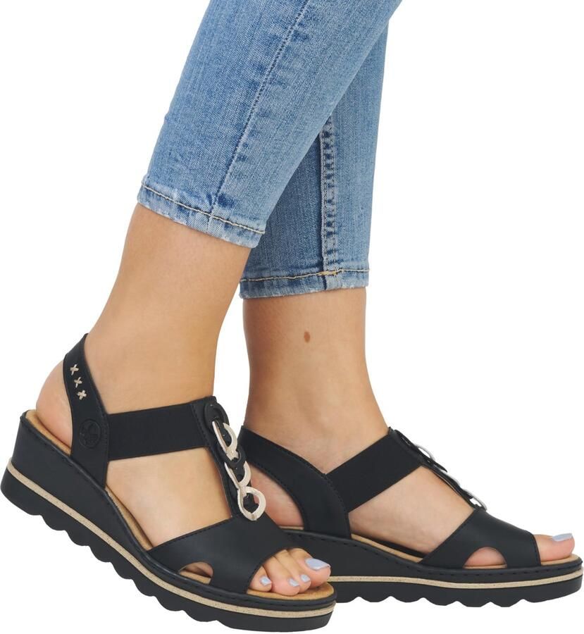 SnelShoppen Damessandalen Zwart 40 EU Comfortabele Sandalen voor Zomer Casual Vakantie Tuin Strand Luxe Materiaal Perfecte Pasvorm