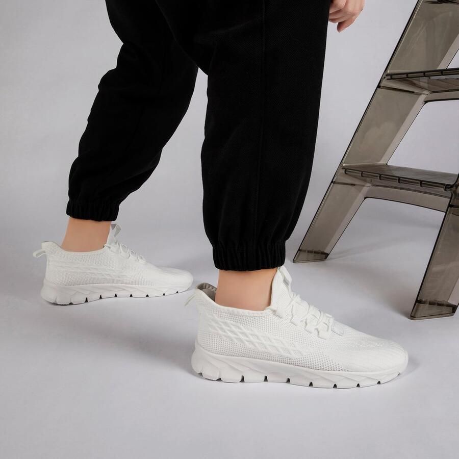 SnelShoppen Damesschoenen Hardloopsneakers Wit 41 EU Zomer Sport Fitness Gym Tennis Sportschoenen voor Actieve Vrouwen