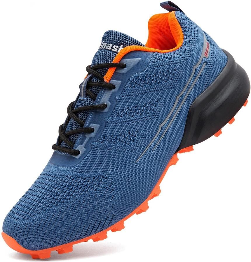 SnelShoppen Dhinash Trailrunning-schoenen Heren Lichtgewicht Hardloopschoenen Trekkingschoenen Hikingschoenen Anti-Slip Sneakers Blauw Ora