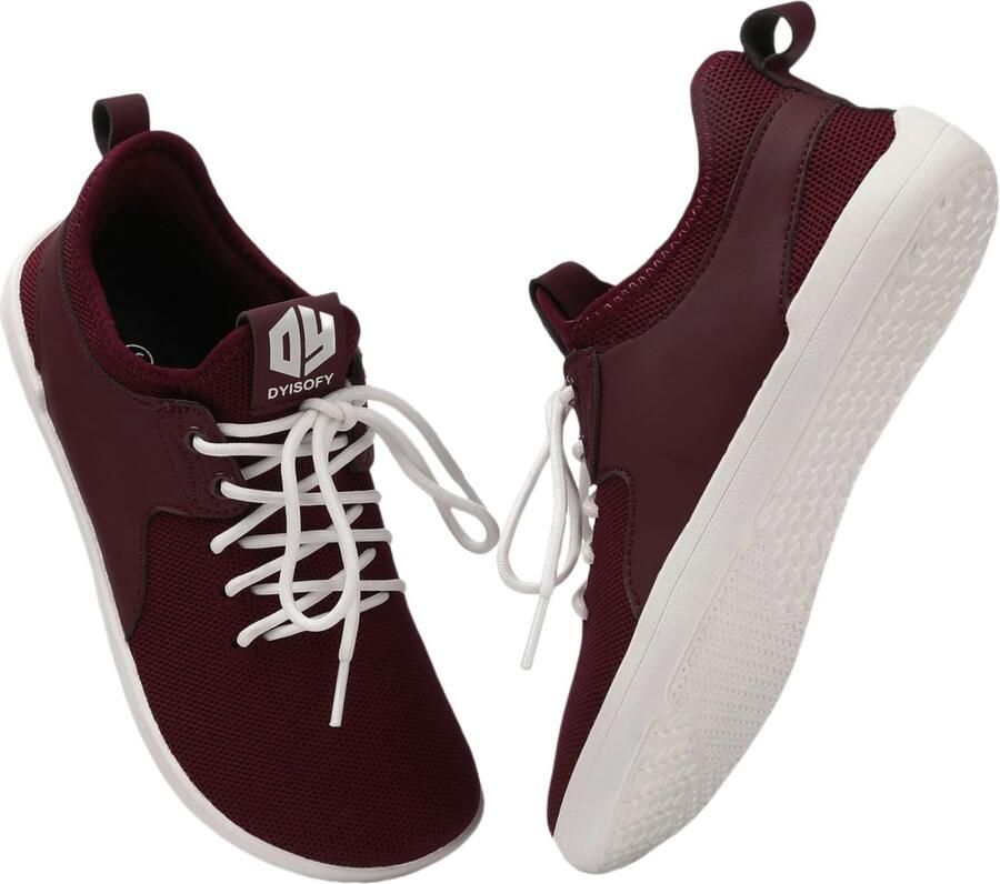 SnelShoppen DYISOFY Barefoot Schoenen Blotevoetenschoenen Minimalistisch Licht Antislipzool Ade d Brede Teenbox Rood 39 EU Trail Runni