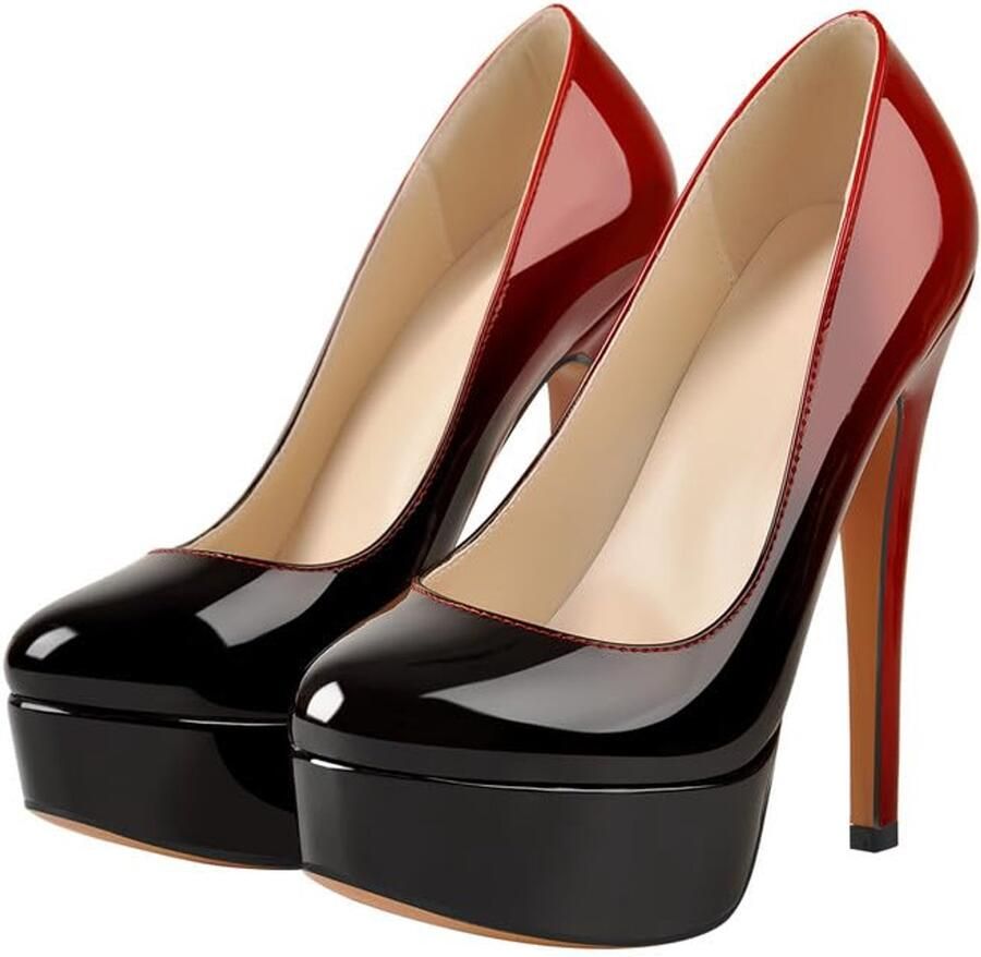 SnelShoppen Elegante MissHeel Pumps met Hoge Hakken Naaldhakken Kleurverloop 44 EU Perfect voor Feestjes en Speciale Gelegenheden