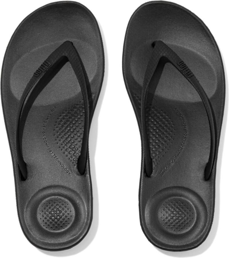 SnelShoppen Ergonomische Dames Teenslippers Zwart 39 EU Comfortabele Sandalen voor Vrije Tijd Strand Tuin en Vakantie